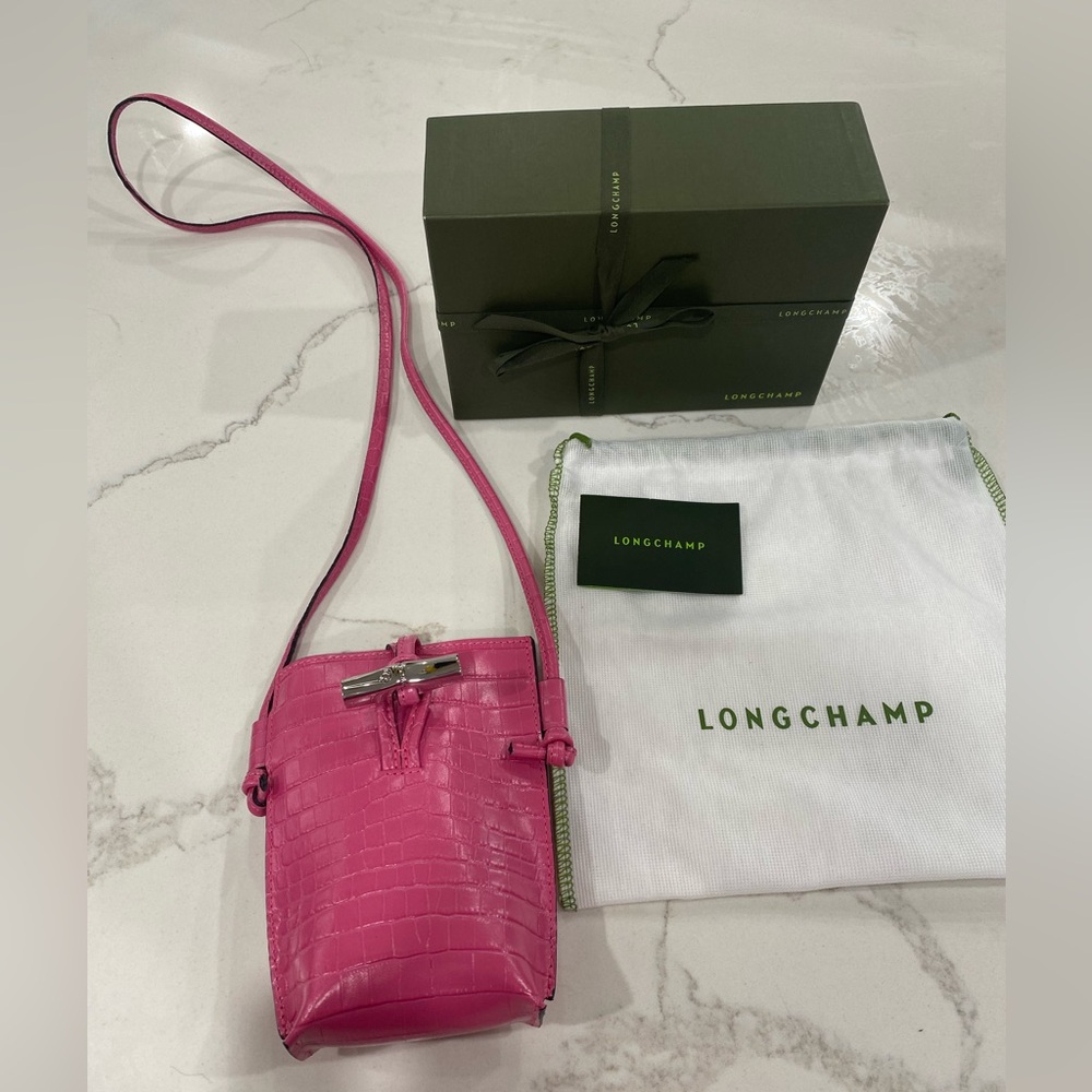 Longchamp le Roseau phone case